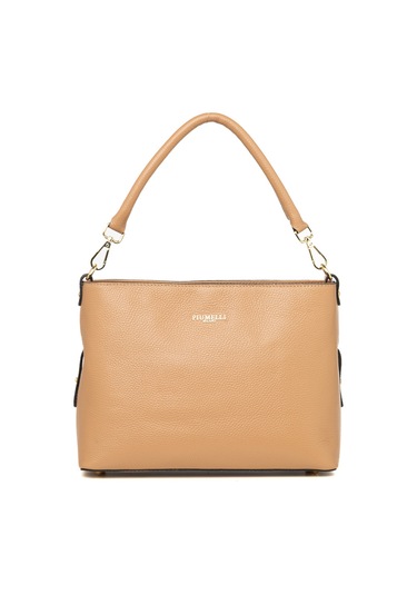 D85 Sand Omuz Çantası Kadın Grazıa Piumelli Milano Bag Kum