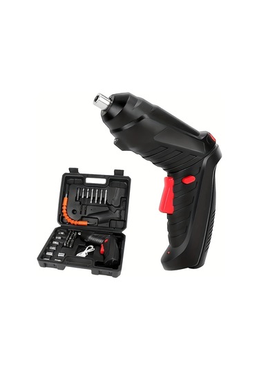 Tcherchi RU11662 Akülü Elektrikli Şarjlı Çok Fonksiyonlu Tornavida Seti 45 Parça