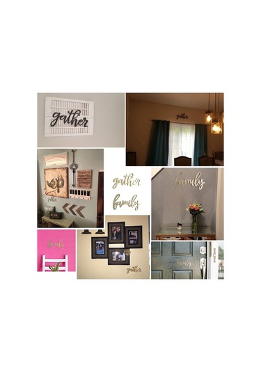 Novahub Ahşap Duvar Dekoru - Rustik Aile Toplantı Yazılı Vintage Ev Süsü, Çok Renkli Çok Renkli