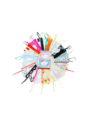 Renkli Mürekkep-bebek Islak Mendil Çanta Temizleme Mendillericase Wipepouch Kapak Çevirin Kullanışlı Doku Kabı Moda Yeniden Kullanılabilir Cep