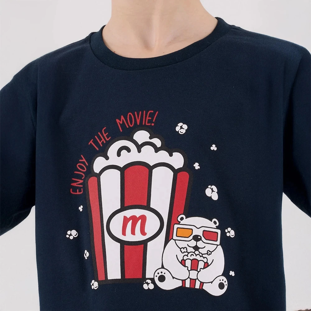 ARNETTA Rolypoly Rp3676-2 Baba Oğul Kışlık İkili Pijama Takım Oğul Navy