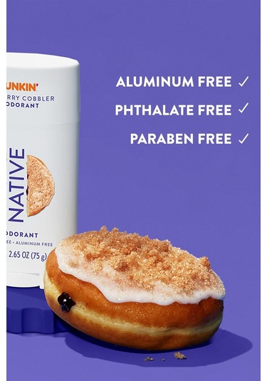 Native Dunkin Blueberry Cobbler Alüminyumsuz Stick Deodorant 75gr