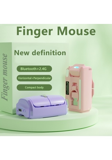 Cbtx Çift Modlu Bluetooth 2.4G Parmak Mouse