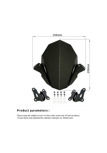 Motosiklet Alüminyum Cnc Rüzgar Siperlik Mt09-fz09 2017/20 Uyumlu Bağlantı Aparatlı Motor Rüzgarlık Çok Renkli