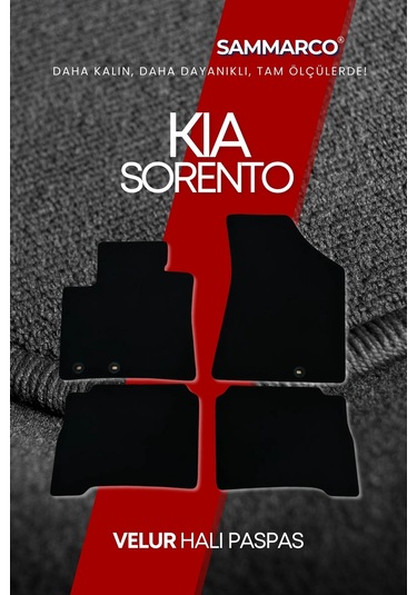 Kia Sorento 2009 Halı Paspas Velur Paspas Kumaş Paspas Oto Paspas