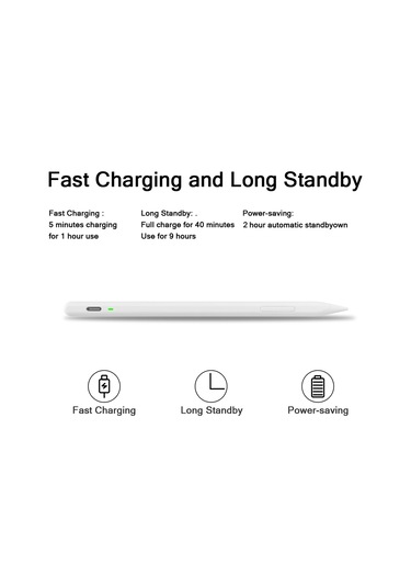 İpad 2018 Için Jd56- Tablet Bluetooth Aktif Kapasitif Kalem