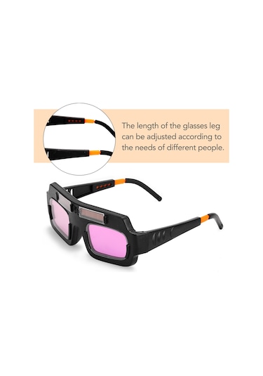 Güneş Enerjisi Otomatik Kararan Kaynak Güvenlik Gözlüğü Anti Uv Kaynak Profesyonel Gözlük