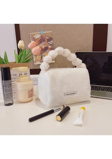 Dekohop Peluş Makyaj Çantası