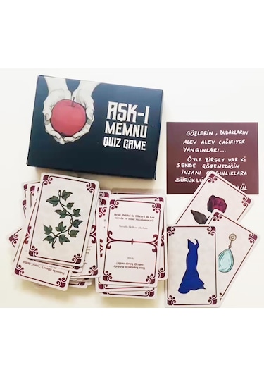 Aşkı Memnu Soru-cevap Kart Oyunu – 220 Soru, 110 Kart Ve Ikonik Detaylar