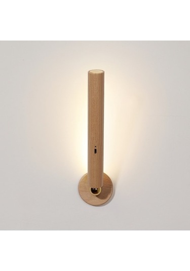 Ev Yatak Odası Usb Şarj Döner Duvar Lambası Doğal Işık Natural Natural