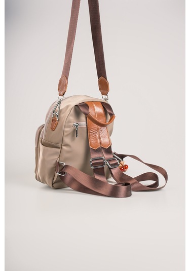 Ççs Kadın Sırt Çantası Ccs18025 Bej-vizon Bej-vizon Bej - Vizon