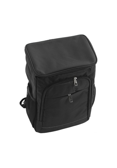 Qingmipy Dış Mekan İçin Isı Ve Soğuk Saklama Özelliği, Büyük Kapasiteli, Su Geçirmez Oxford Kumaş, Aluminyum Folyo İç Linerli Sırt Çantası Siyah Diğer