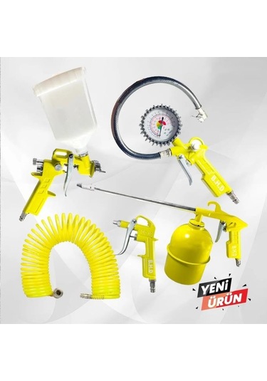 Bhd 5 Parça Hava Tabancası Seti 00243