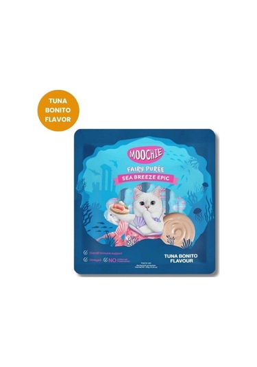 Moochie Çizgili Ton Balığı Aromalı Krema Kedi Ödülü 25 X 15gr