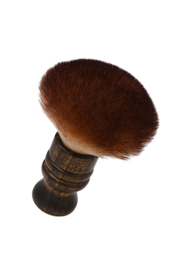 Büyük Boyunlu Toz Fırçası Yumuşak Berber Yüz Temizleme Saç Fırças