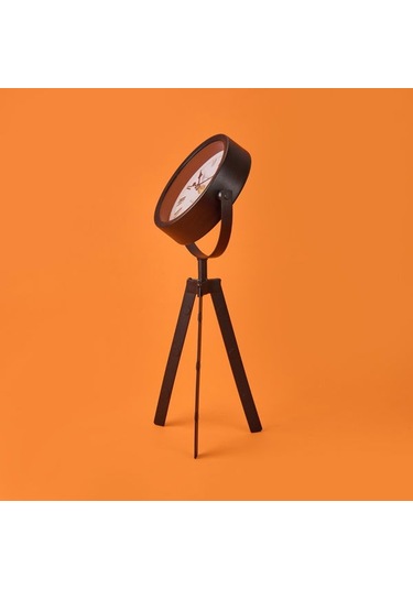 Kpm Tripod Masa Saati - Siyah - 19x42 Cm