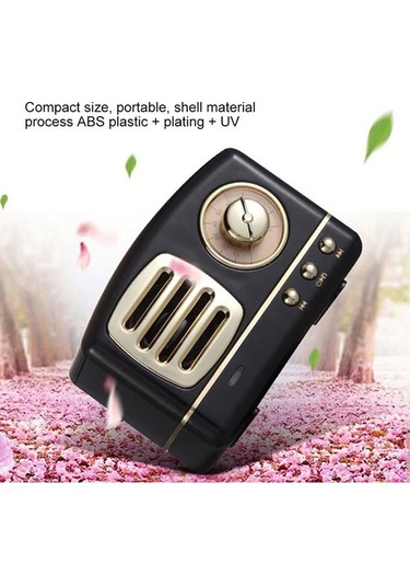 Novahub Taşınabilir Bluetooth Hoparlör: Aynalı Alarmlı, Tf Kart, Fm Radyo, Mini Boyut, 3w Ses Gücü