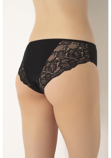 Kadın Dantelli 4'lü Paket Karışık Renk Külot Asorti-1 C7t0n0o408 001