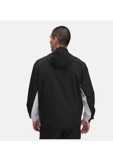 Under Armour Rival Woven Rüzgarlık Erkek Ceket 1390149-001 Siyah