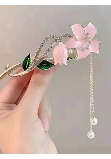 Catalea Family Çiçekli Saç Klipi 429441923 Altın