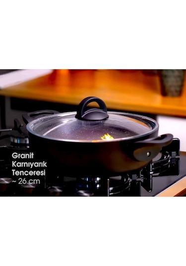 Hisar Granit Karnıyarık Tenceresi 26 Cm