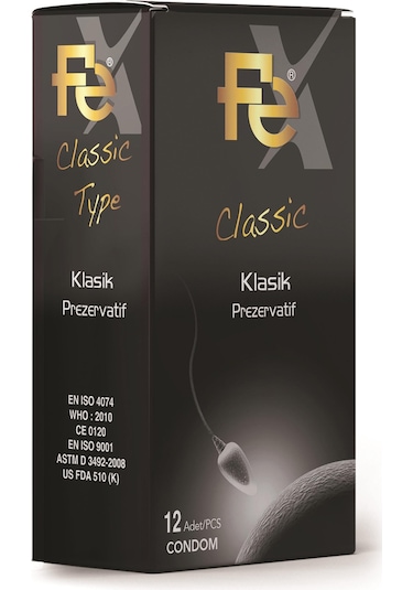 Fe Klasik Prezervatif 12'li