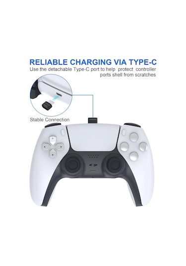 Ps5 Stand 2 Kol Şarj İstasyonu Göstergeli Dock Tp5-0508b