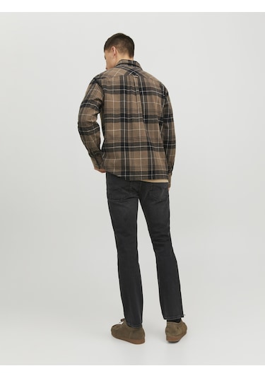 Jack & Jones Erkek Mike Original 425 Comfort Fit Jean Black Denim