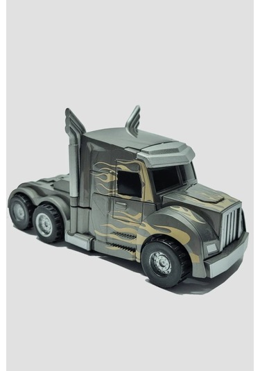 Transformer Tarzı Tıra Dönüşen 14 Cm Optimus Prime Robot Olan Tır Renkli