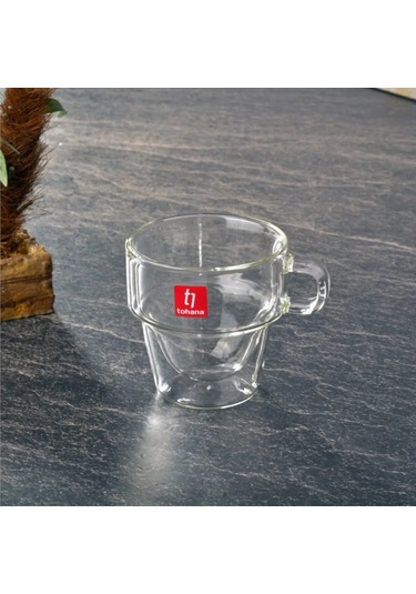 Çift Cidarlı 150ml Modern Tasarım Çay Kahve Fincan Kupa