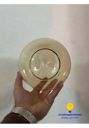 Glob Avize Camı Bal Renk 15 Lik