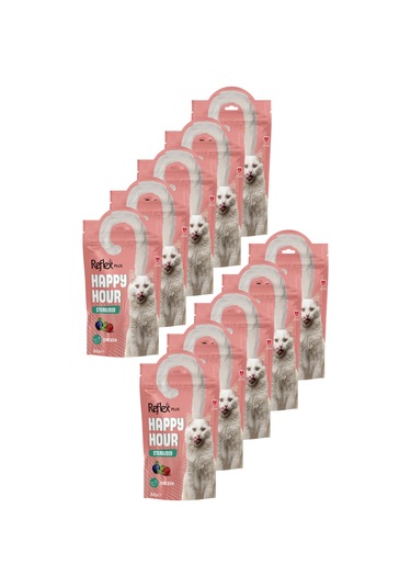 Happy Hour Kısırlaştırılmış Kediler İçin Ödül Maması 10 X 60gr