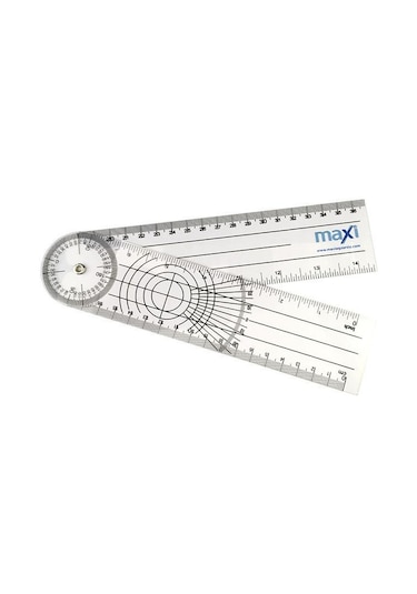 Maxi Cep Gonyometresi . Cetvel Gonyometre 20 CM