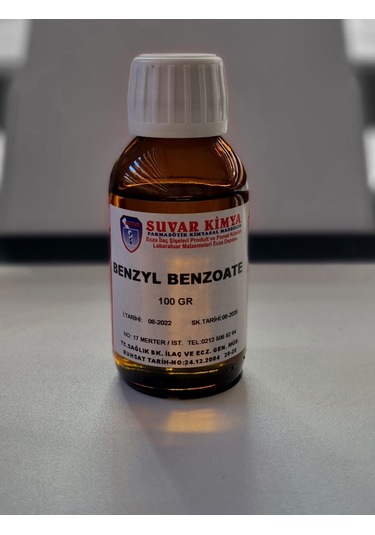 Suvar Kimya Benzil Benzoat 100 gr Çok Renkli