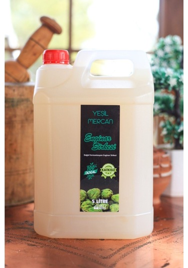Katkısız %100 Doğal Enginar Sirkesi 5lt Geleneksel Ev Yapımı