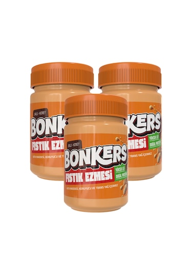 Bonkers Ballı Fıstık Ezmesi 3 x 315 G