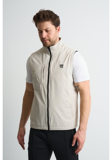 Shooter Sportswear Deluxe Erkek Yelek Üç Cepli İçi Polarlı Regular Kalıp Lacivert Taş