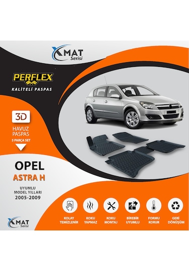 Perflex Paspas 3D Havuzlu X-Mat Astra H 2005-2009