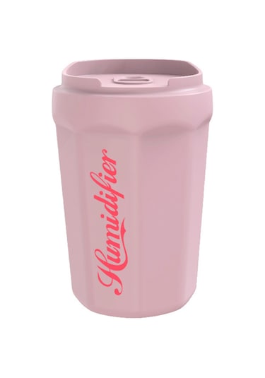 Ruicoo Ev Ve Araç Kullanıma Uygun 260ml Hacimli 80-100ml/saat Buhar Sağlayan Pembe Usb Nemlendirici