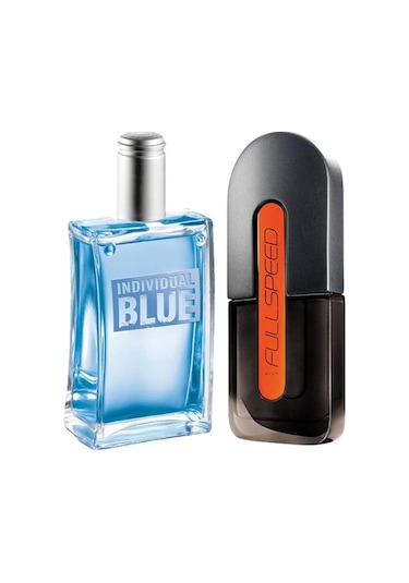 Avon Individual Blue ve Full Speed Erkek Parfüm EDT 75 ML 2'li Set
