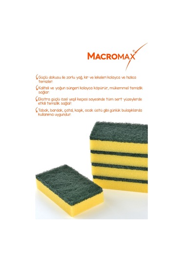 Klasik Yeşil Sünger - 2x5 Avantaj Paket