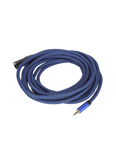 Jorındo Xlr Erkek - 3,5 Mm Jak Dengeli Sinyal Kablosu Xlr - 1/8 İnç Mikrofon Bağlantı Kablosu Jd6047 5m