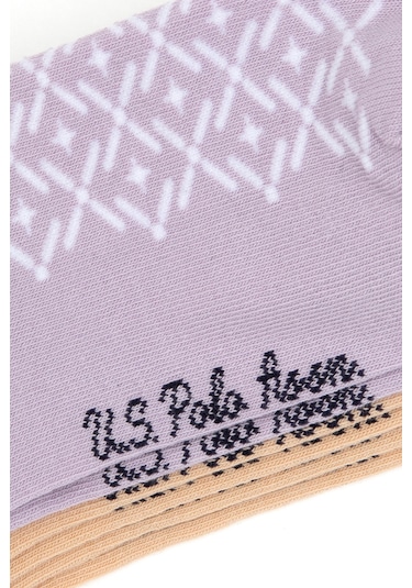 U.S. Polo Assn. Kadın 3'lü Patik Çorap 50317977-VR245