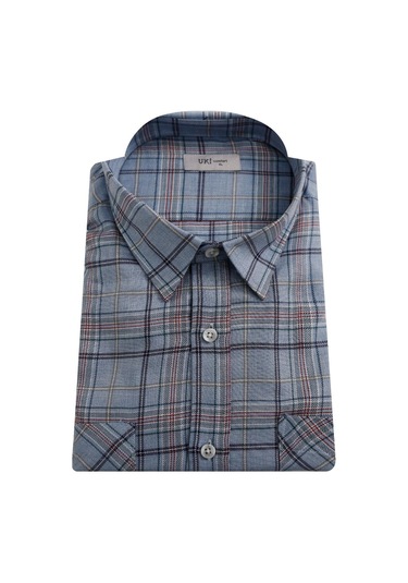 Uki Mavi Comfortfir Oduncu Gömlek Mavi