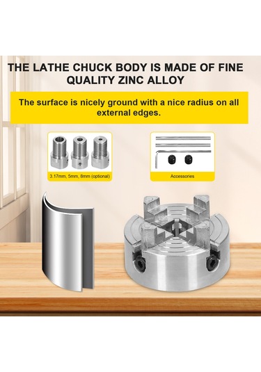 Torna Aynası 3 Çeneli / 4 Çeneli Manuel Taşlama Freze E23866-2