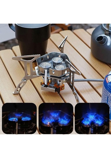 Kamp, Açık Hava, Rüzgar Geçirmez Gazlı Ocak, Yürüyüş, Piknik Aracı Çok Renkli