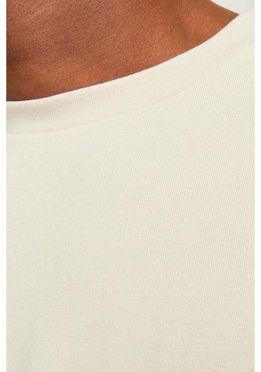 Jack & Jones Jjecharge Sweat Crew Neck Bej Erkek Sweatshirt 000000000102016880 Bej