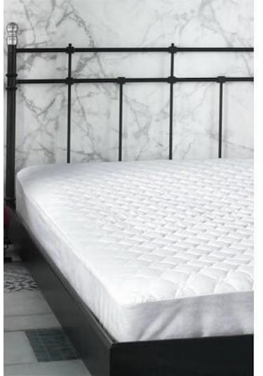 Clasy Çift Kişilik Kapitoneli Yatak Koruyucu Fitted Alez 180 X 200 Beyaz