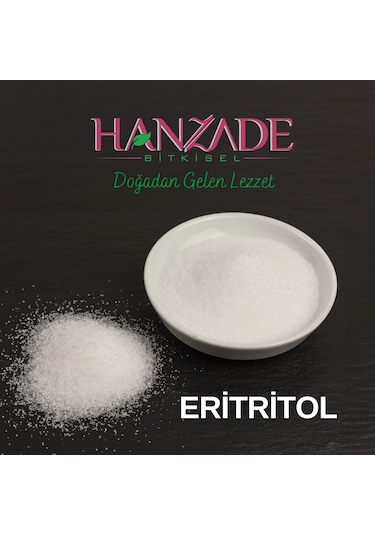 Hanzade Bitkisel Eritritol Doğal Toz Tatlandırıcı 1 KG