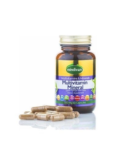 Mindivan Multivitamin Mineral 60 Kapsül Aromasız